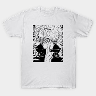 Satoru Gojo Line Art Manga T-Shirt